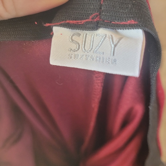 Suzy Shier Dress, wine red, size small - Picture 3 of 3